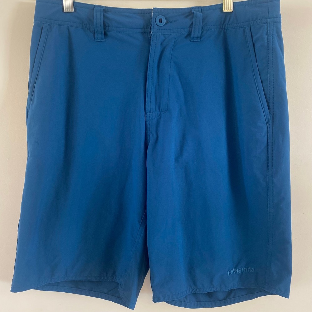 Patagonia Blue Nylon Elastane Utility Shorts Mens‎ Size 32